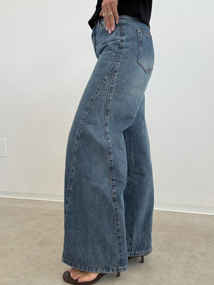 DENIM SPICCHIO MIDBLUE WASH