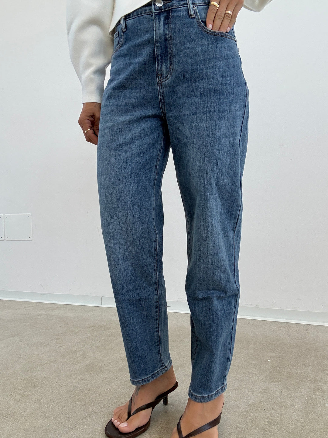 DENIM SLIM FIT MIDWASH