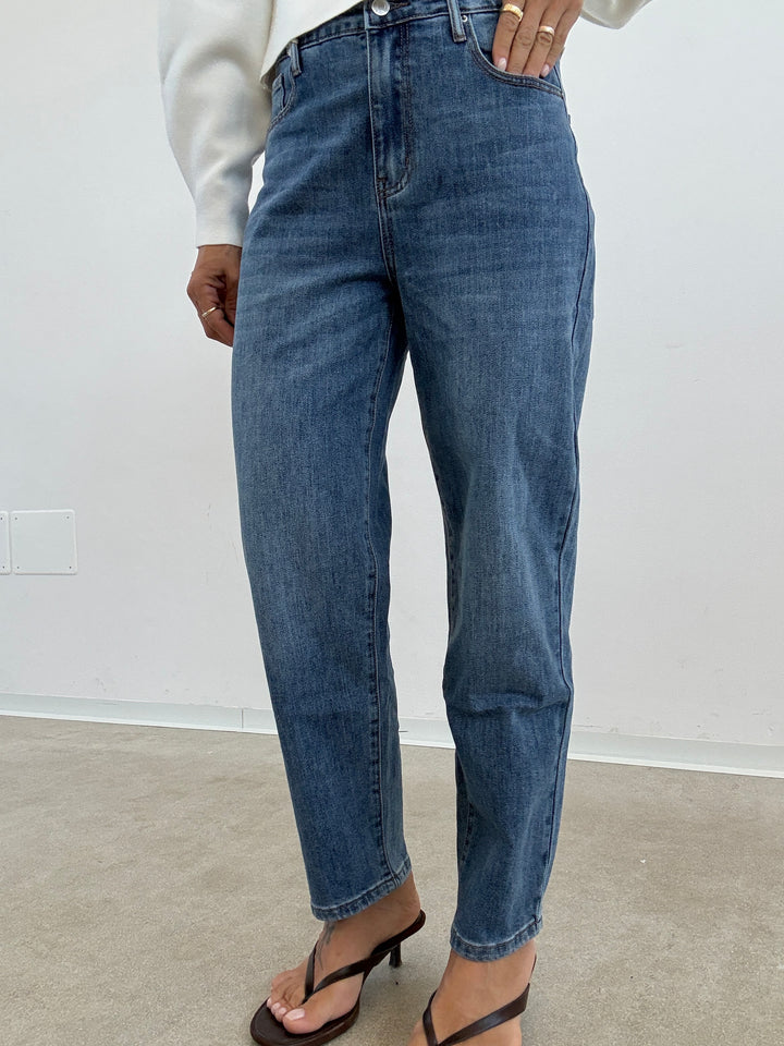 DENIM SLIM FIT MIDWASH