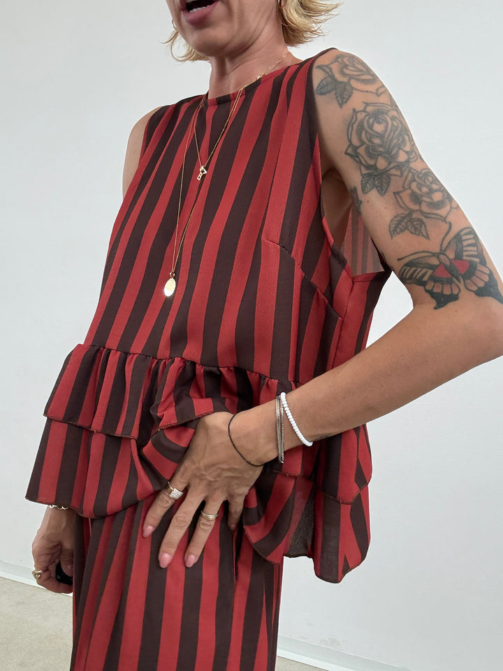 SET MOIRA RIGA MARRONE/COCCIO