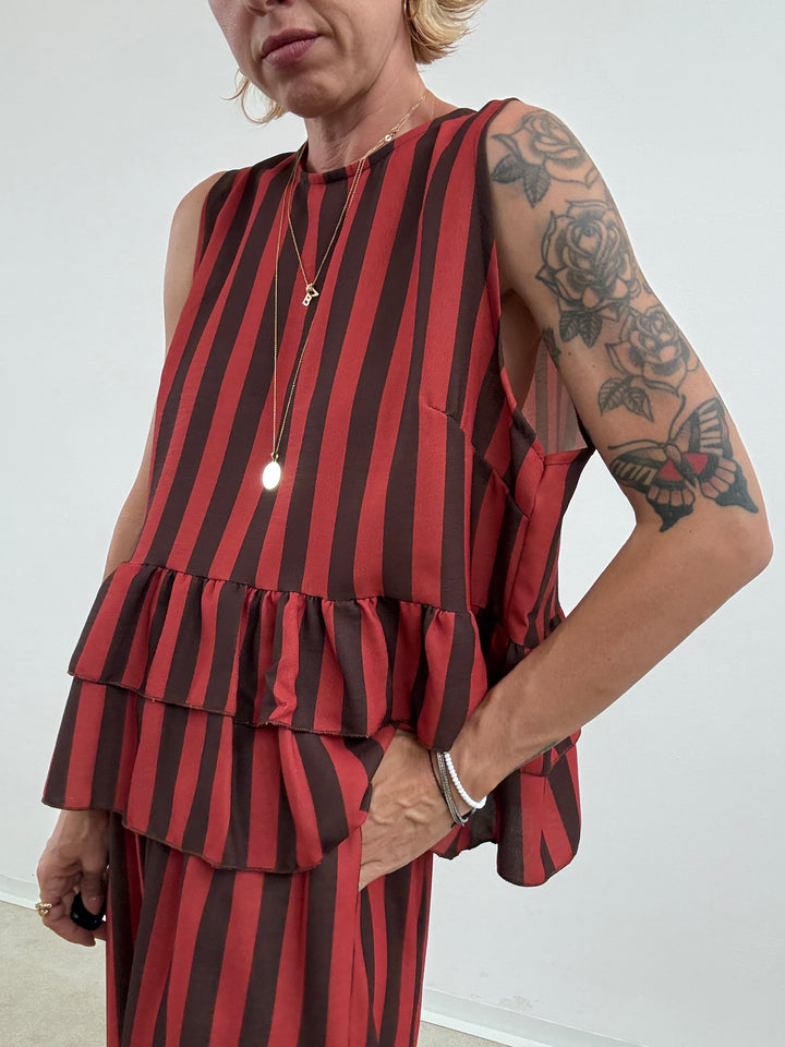 SET MOIRA RIGA MARRONE/COCCIO