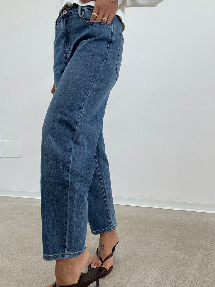 DENIM SLIM FIT MIDWASH