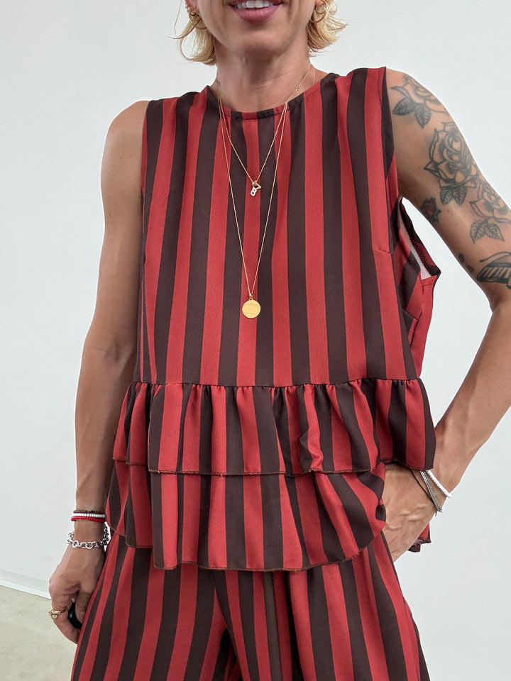 SET MOIRA RIGA MARRONE/COCCIO