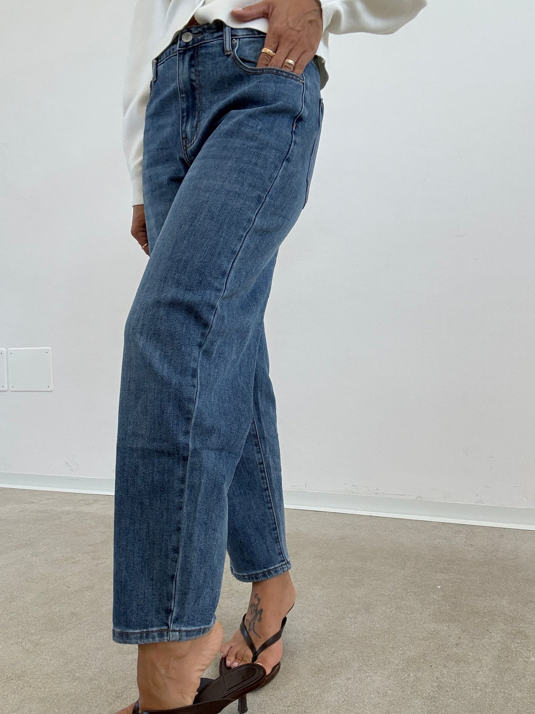 DENIM SLIM FIT MIDWASH