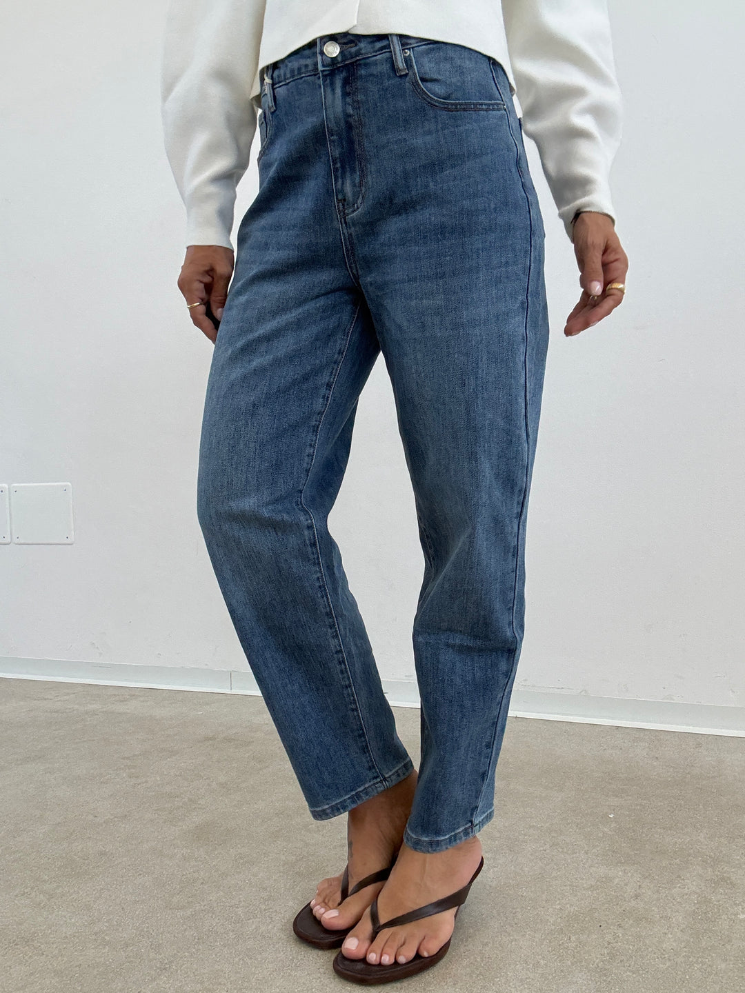 DENIM SLIM FIT MIDWASH
