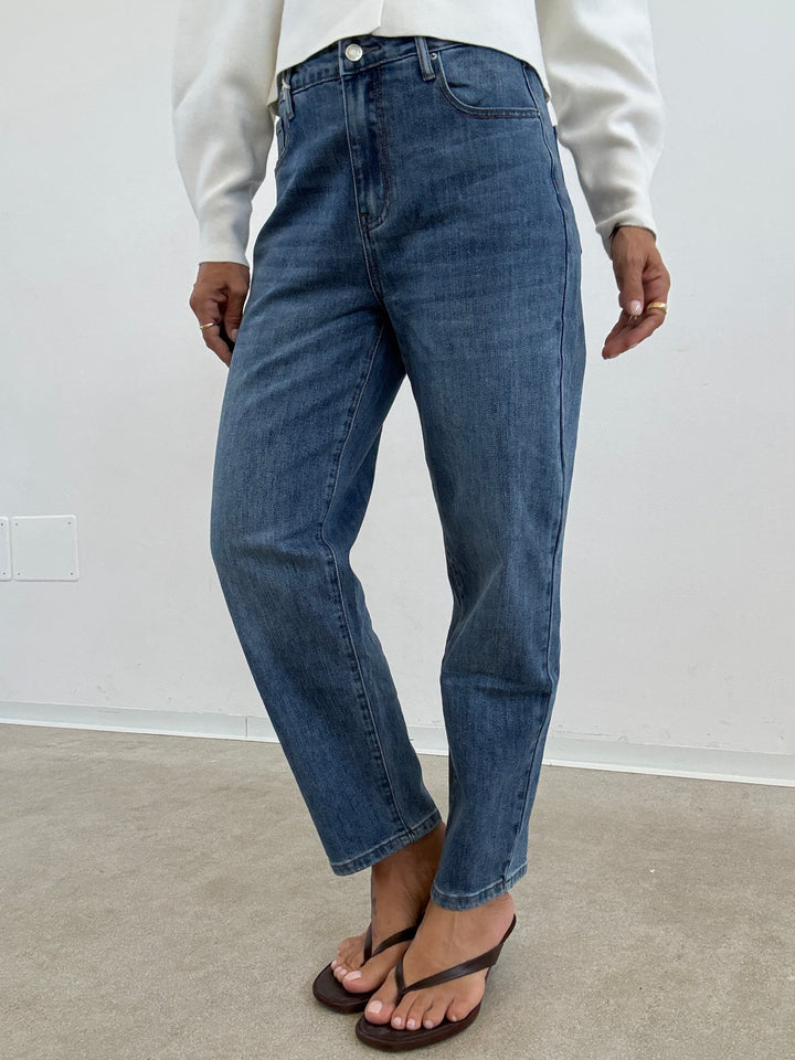 DENIM SLIM FIT MIDWASH