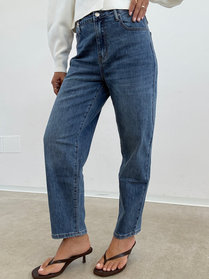 DENIM SLIM FIT MIDWASH
