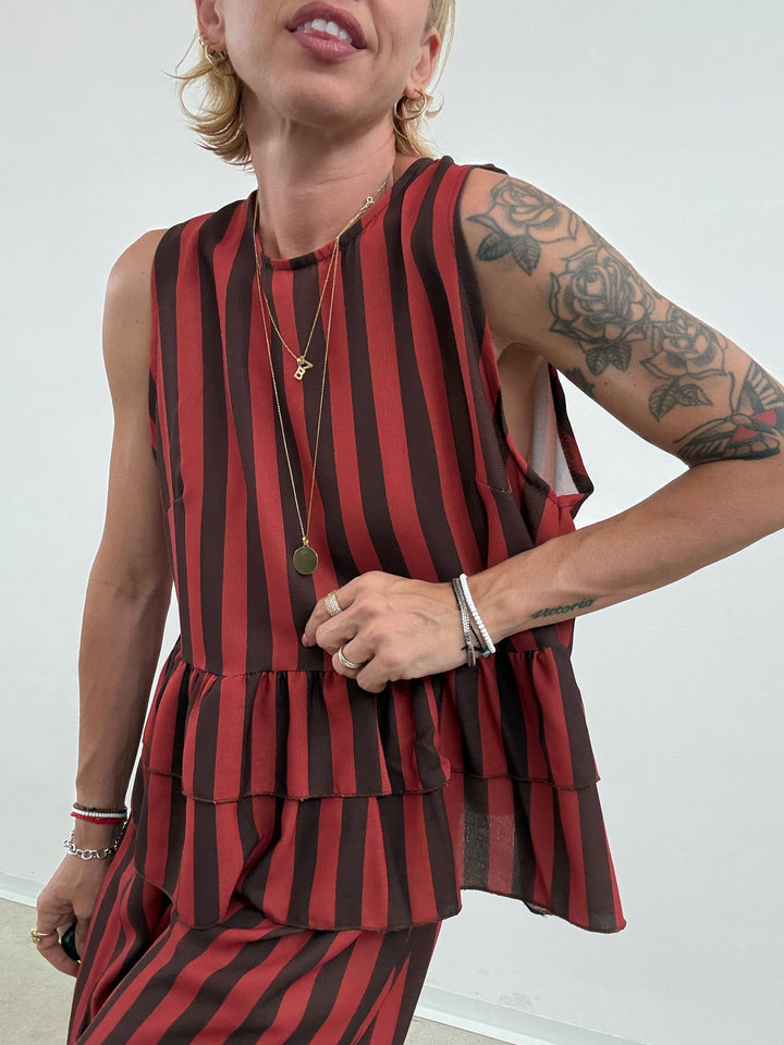 SET MOIRA RIGA MARRONE/COCCIO