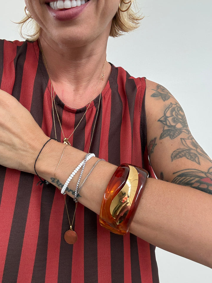 BRACCIALE AMBRA ONDA