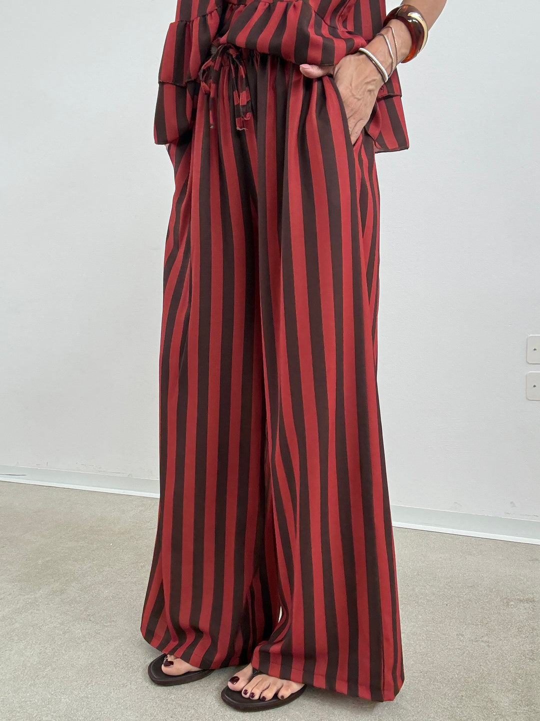 SET MOIRA RIGA MARRONE/COCCIO
