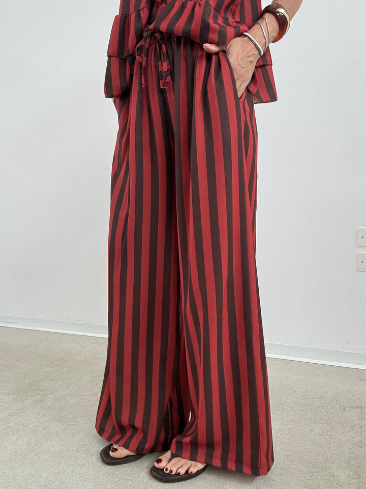 SET MOIRA RIGA MARRONE/COCCIO