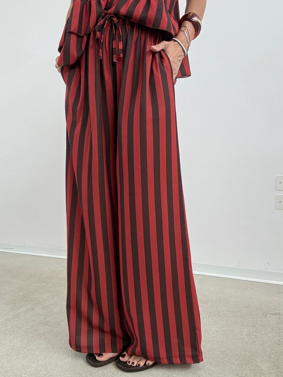 SET MOIRA RIGA MARRONE/COCCIO