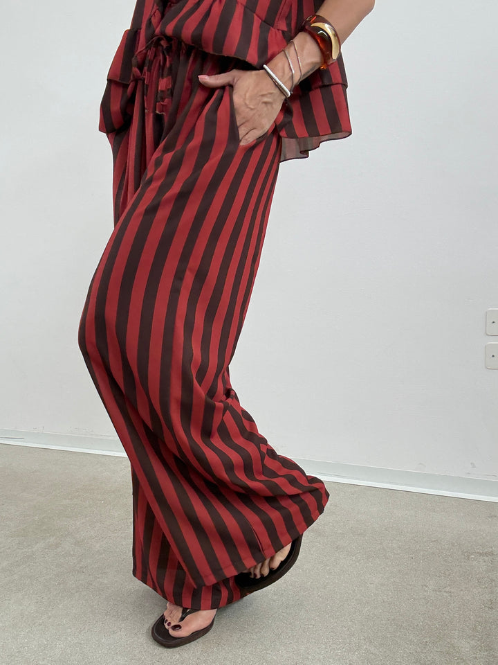 SET MOIRA RIGA MARRONE/COCCIO