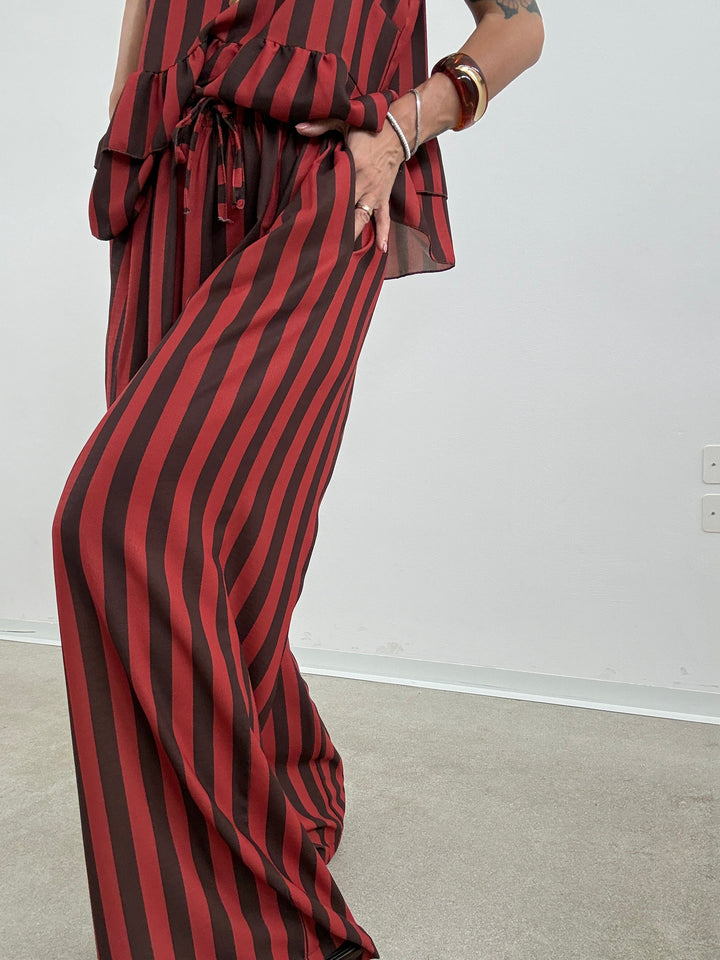 SET MOIRA RIGA MARRONE/COCCIO