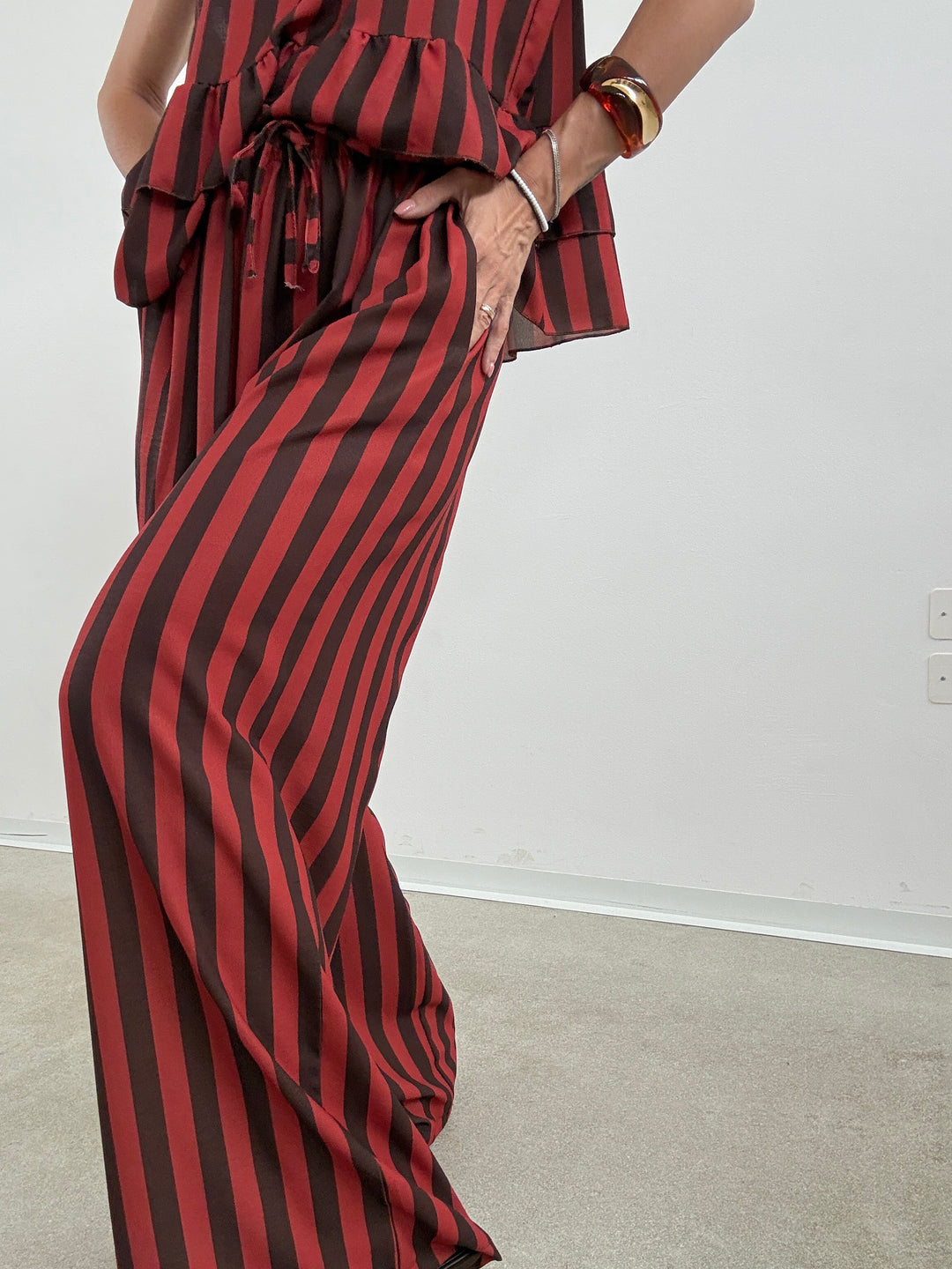 SET MOIRA RIGA MARRONE/COCCIO