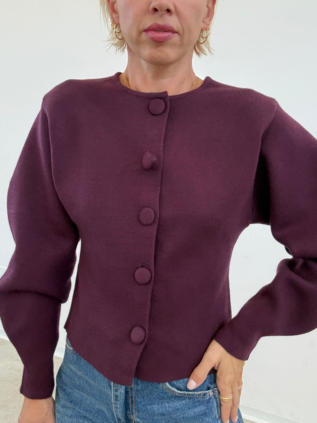 CARDIGAN AURORA BORGOGNA