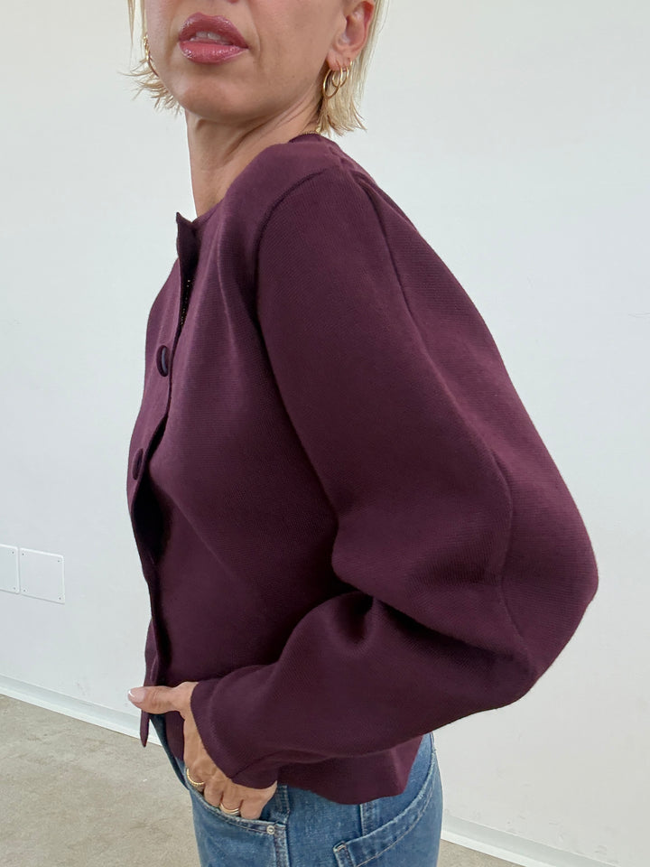 CARDIGAN AURORA BORGOGNA