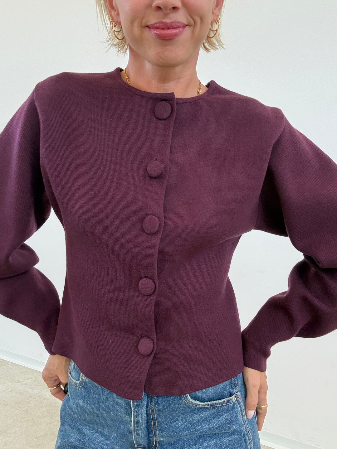 CARDIGAN AURORA BORGOGNA
