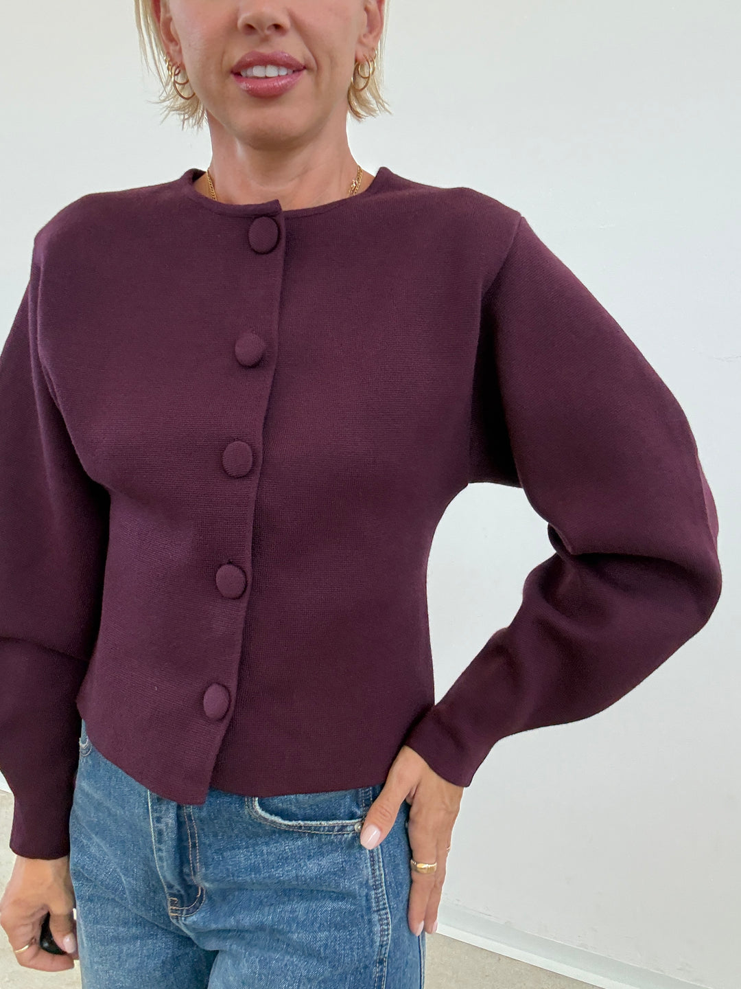 CARDIGAN AURORA BORGOGNA