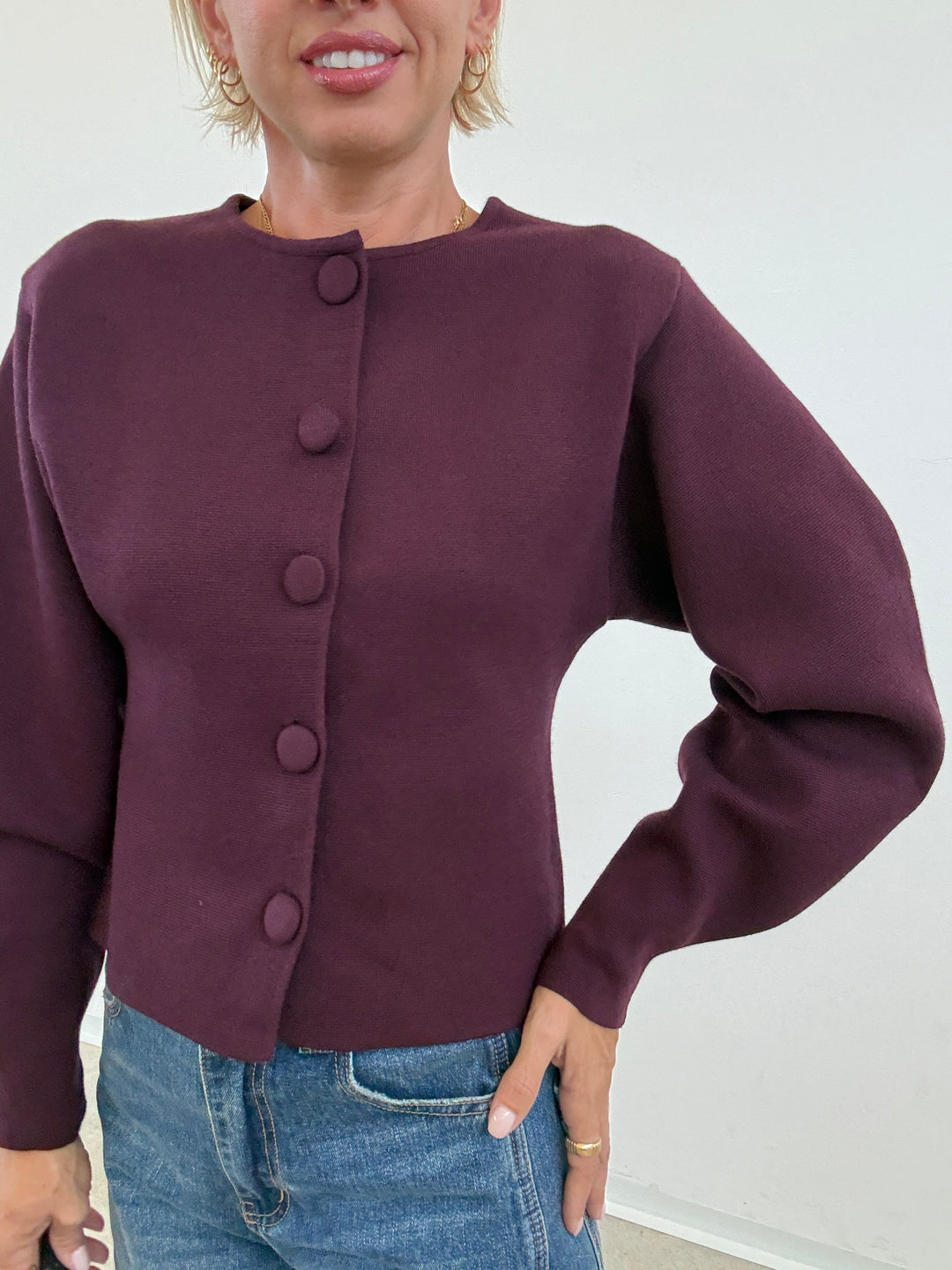 CARDIGAN AURORA BORGOGNA