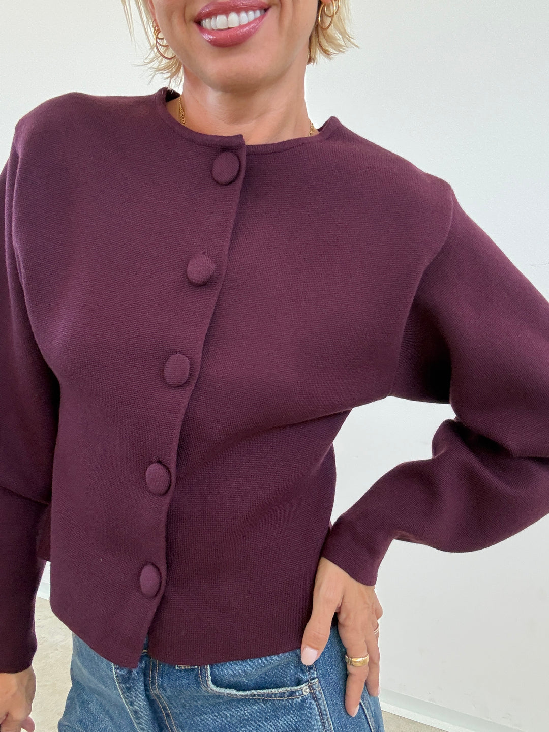 CARDIGAN AURORA BORGOGNA