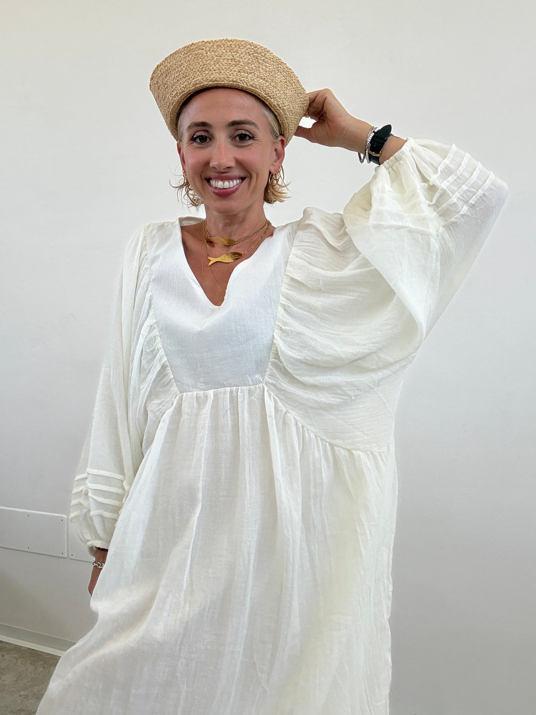 MAXI ABITO CLELIA BIANCO