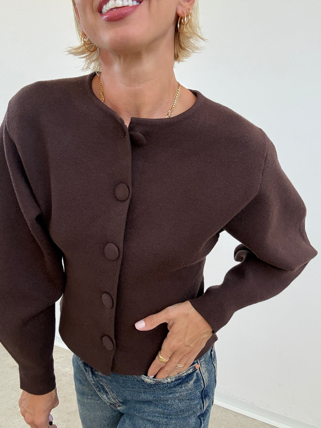 CARDIGAN AURORA CIOCCO