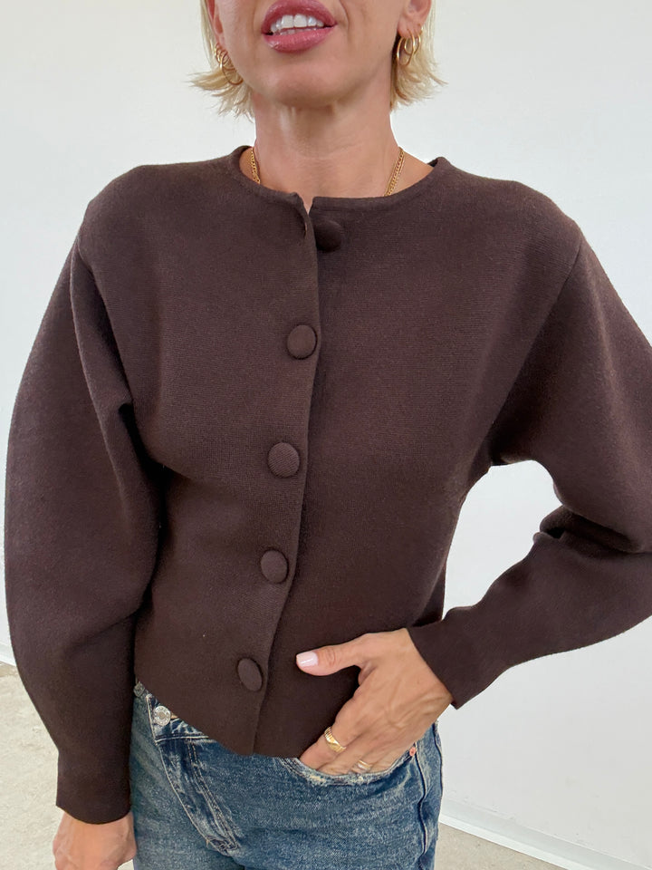 CARDIGAN AURORA CIOCCO