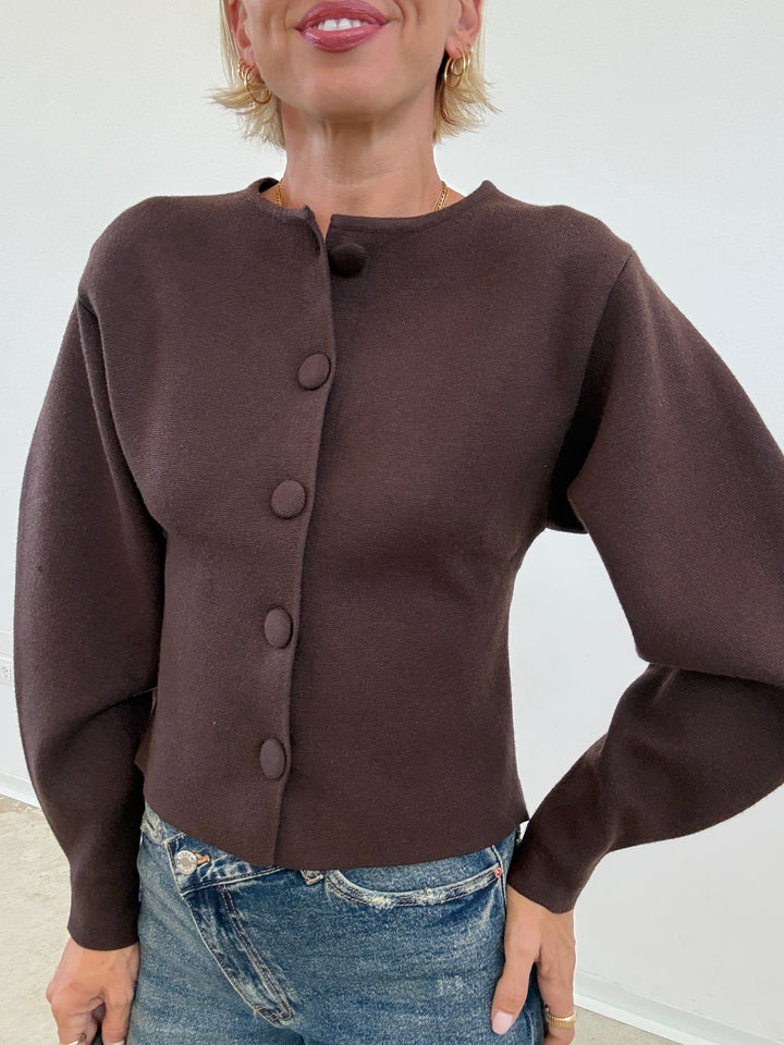 CARDIGAN AURORA CIOCCO