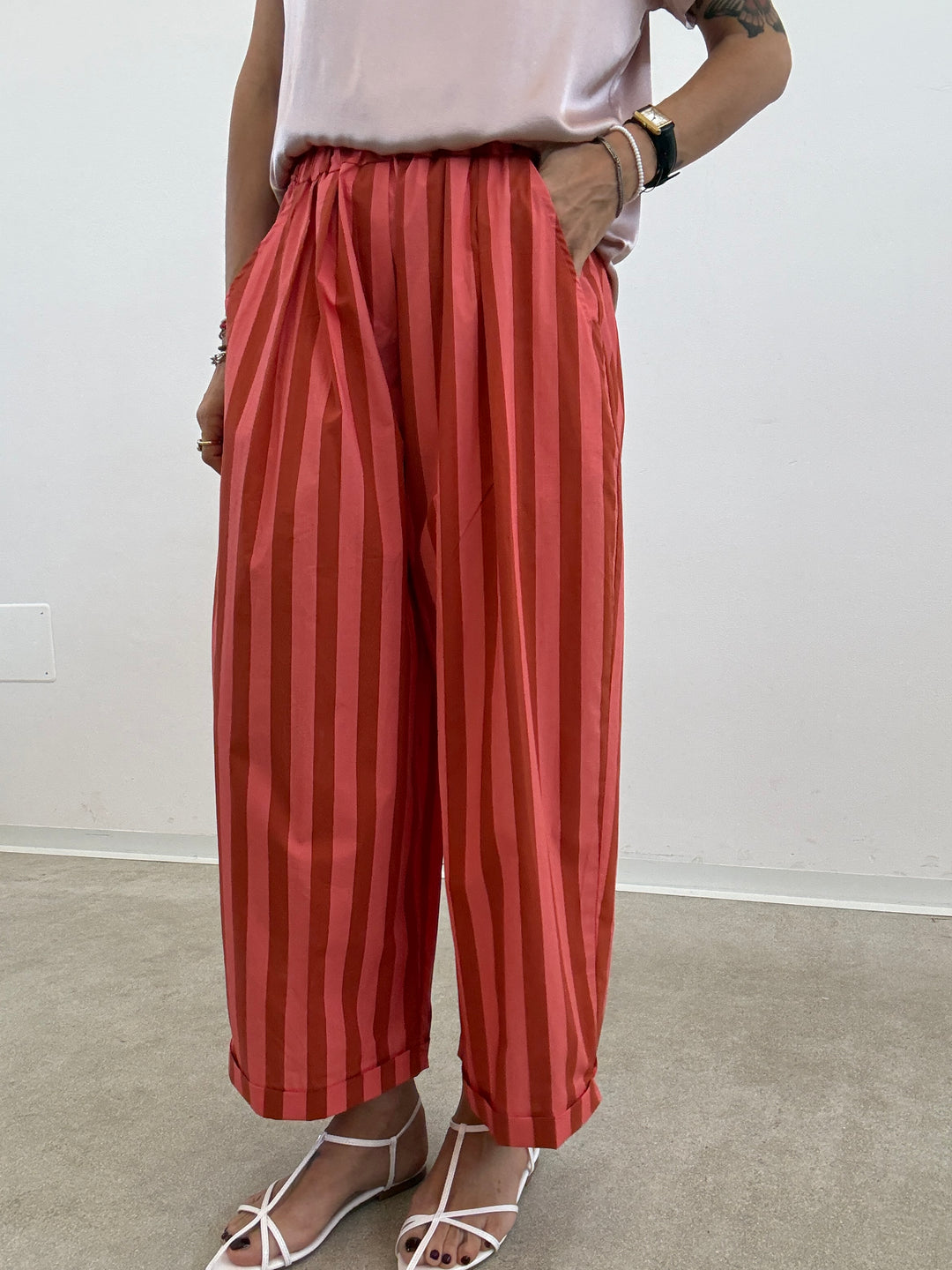 PANTALONE OLIMPIA RIGA CORALLO/RUST
