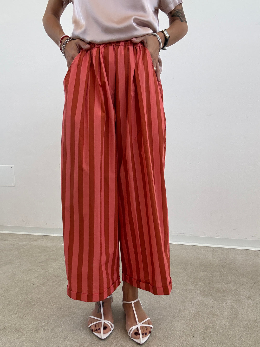 PANTALONE OLIMPIA RIGA CORALLO/RUST