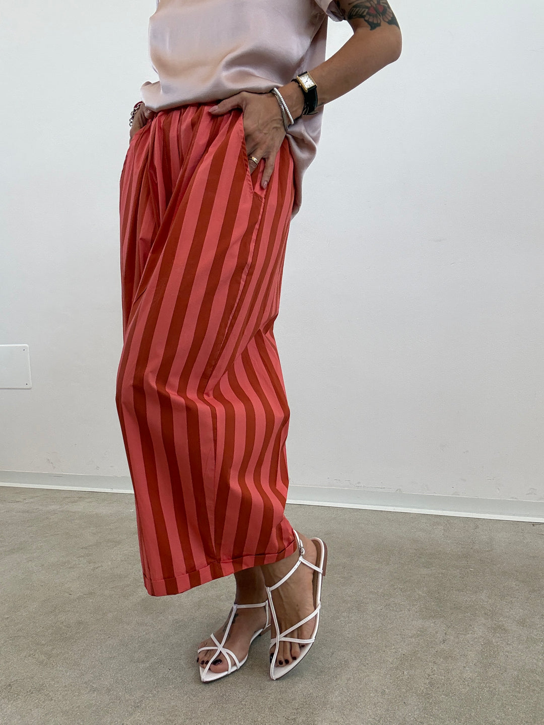 PANTALONE OLIMPIA RIGA CORALLO/RUST