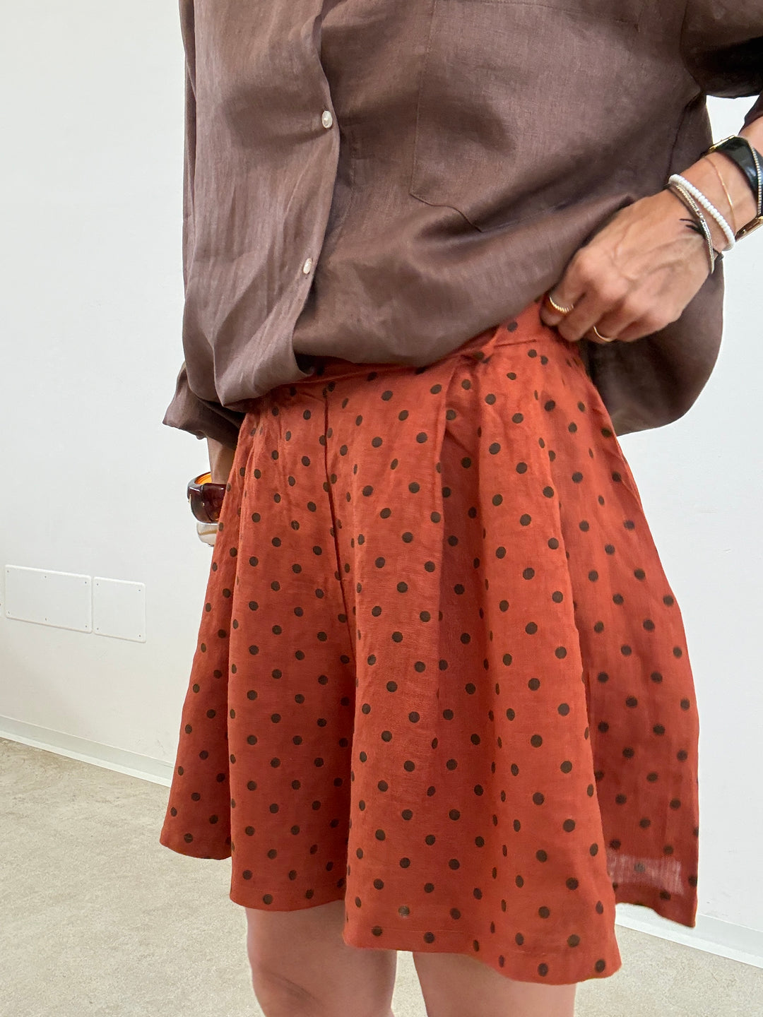 BERMUDA POIS LINO RUST