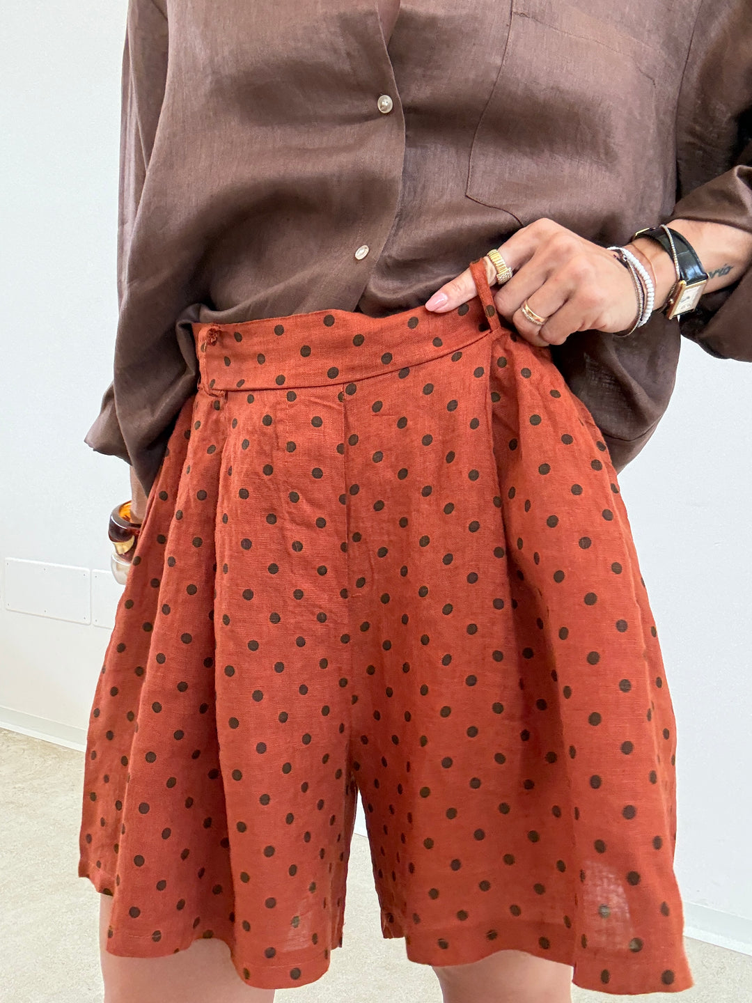 BERMUDA POIS LINO RUST
