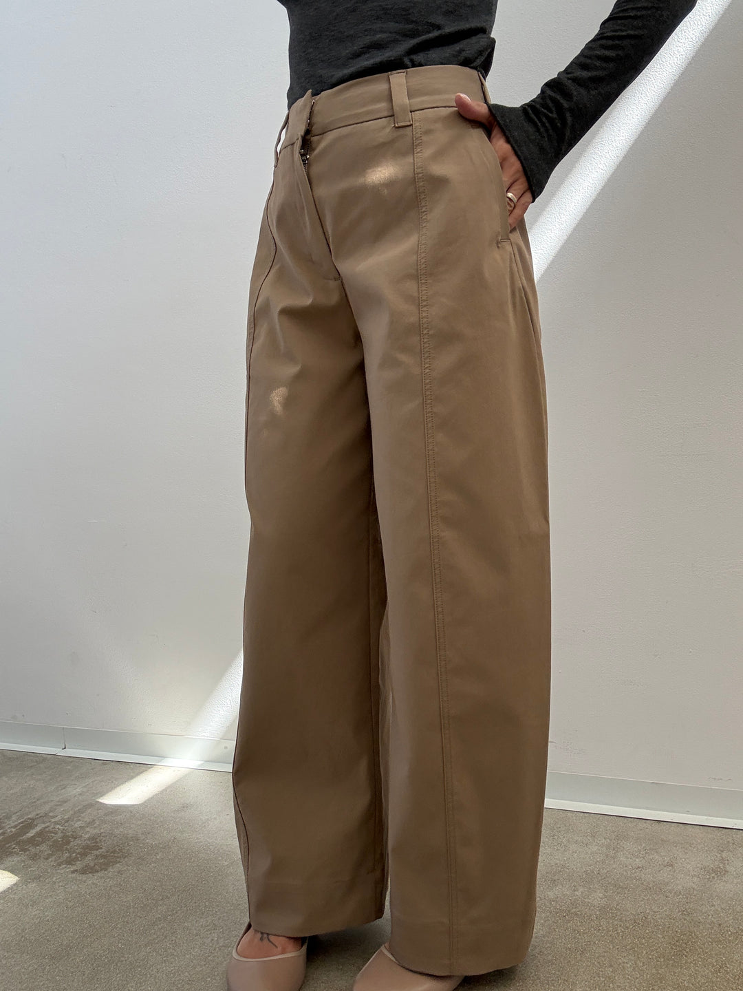 PANTA RUBINA BAGGY NOCCIOLA