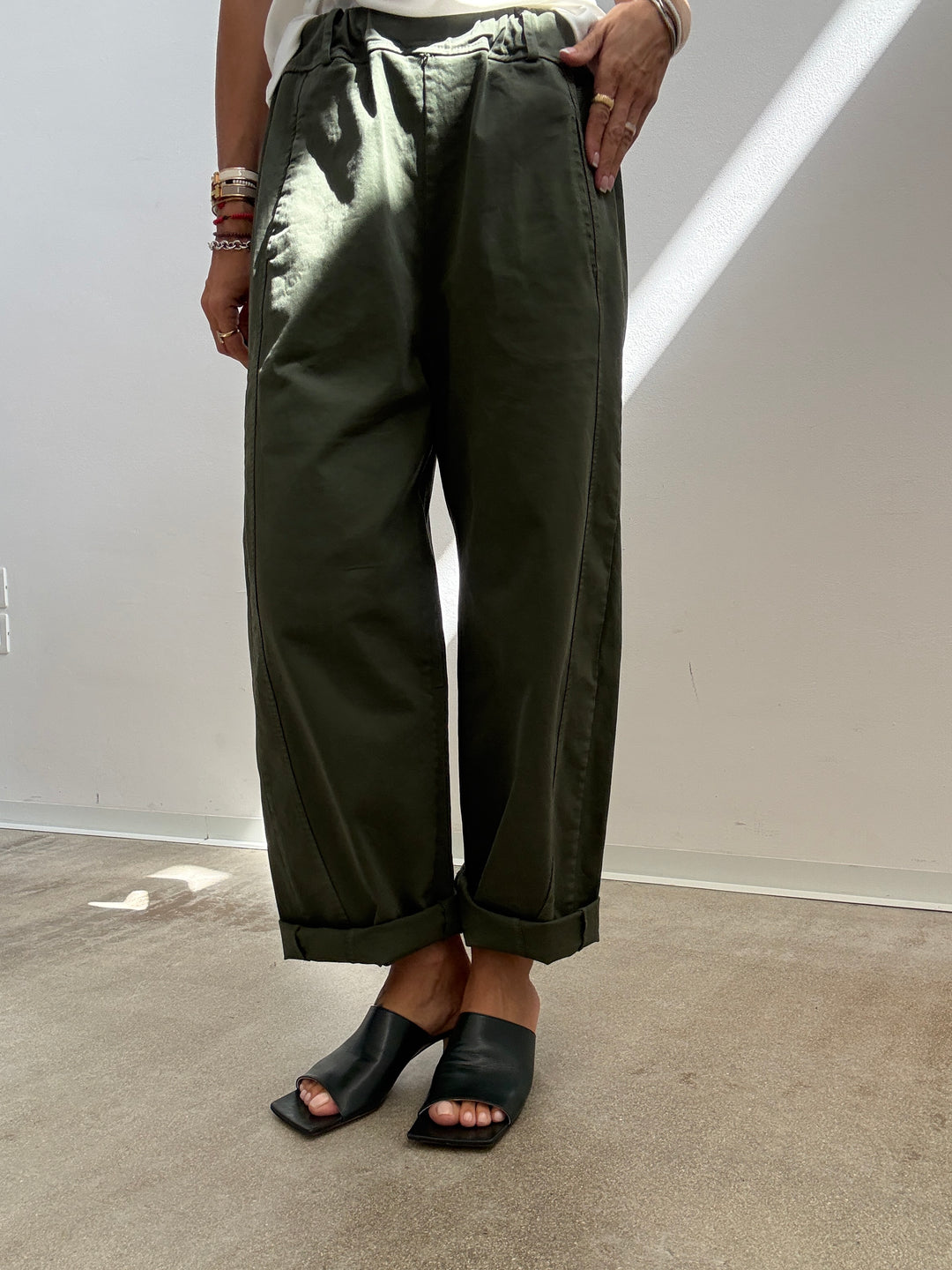 PANTALONE EMI VERDE MILITARE