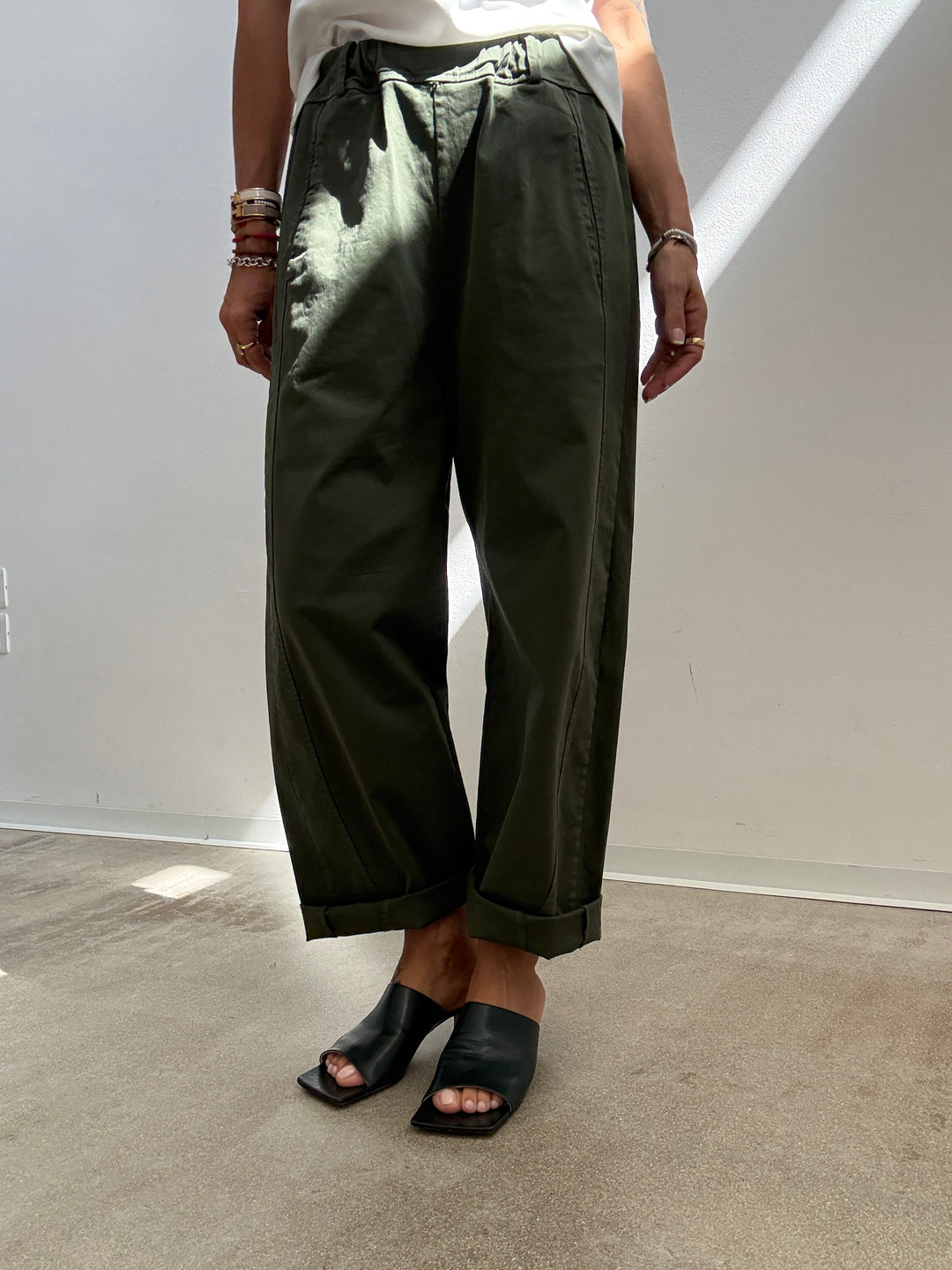 PANTALONE EMI VERDE MILITARE