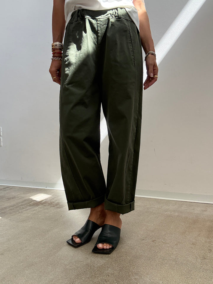 PANTALONE EMI VERDE MILITARE