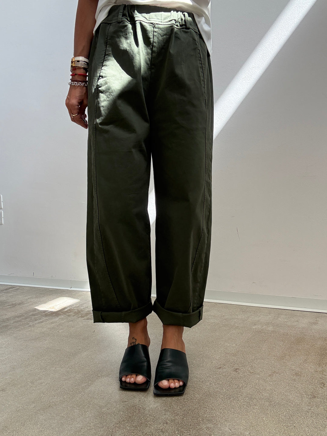 PANTALONE EMI VERDE MILITARE