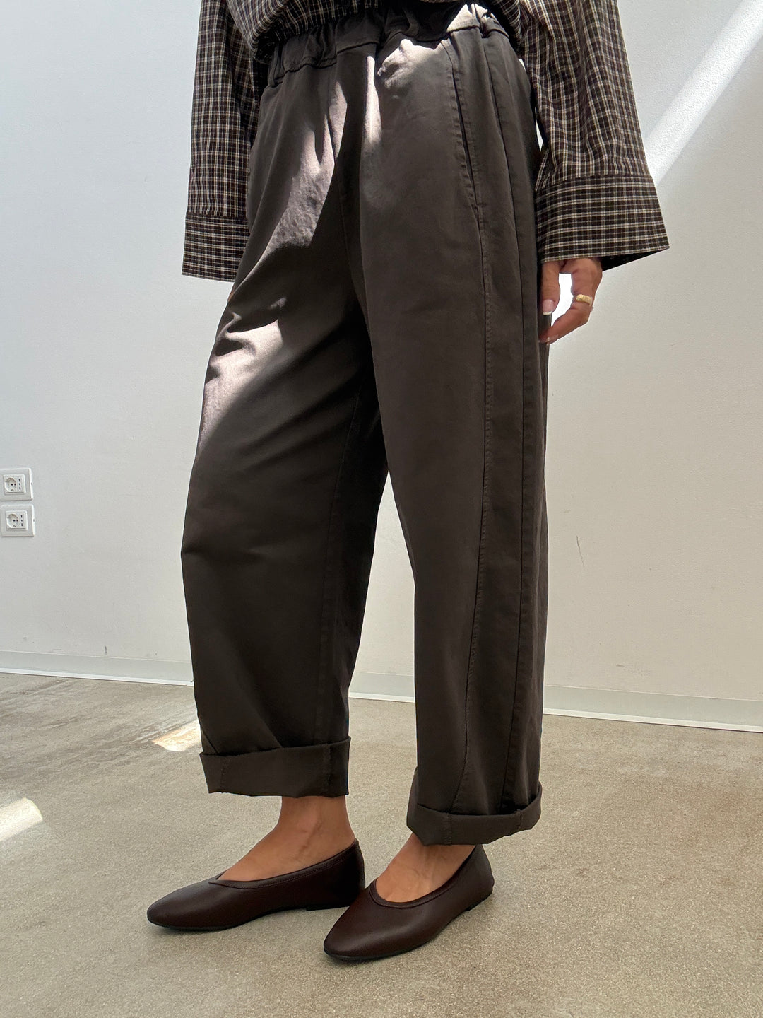 PANTALONE EMI MARRONE