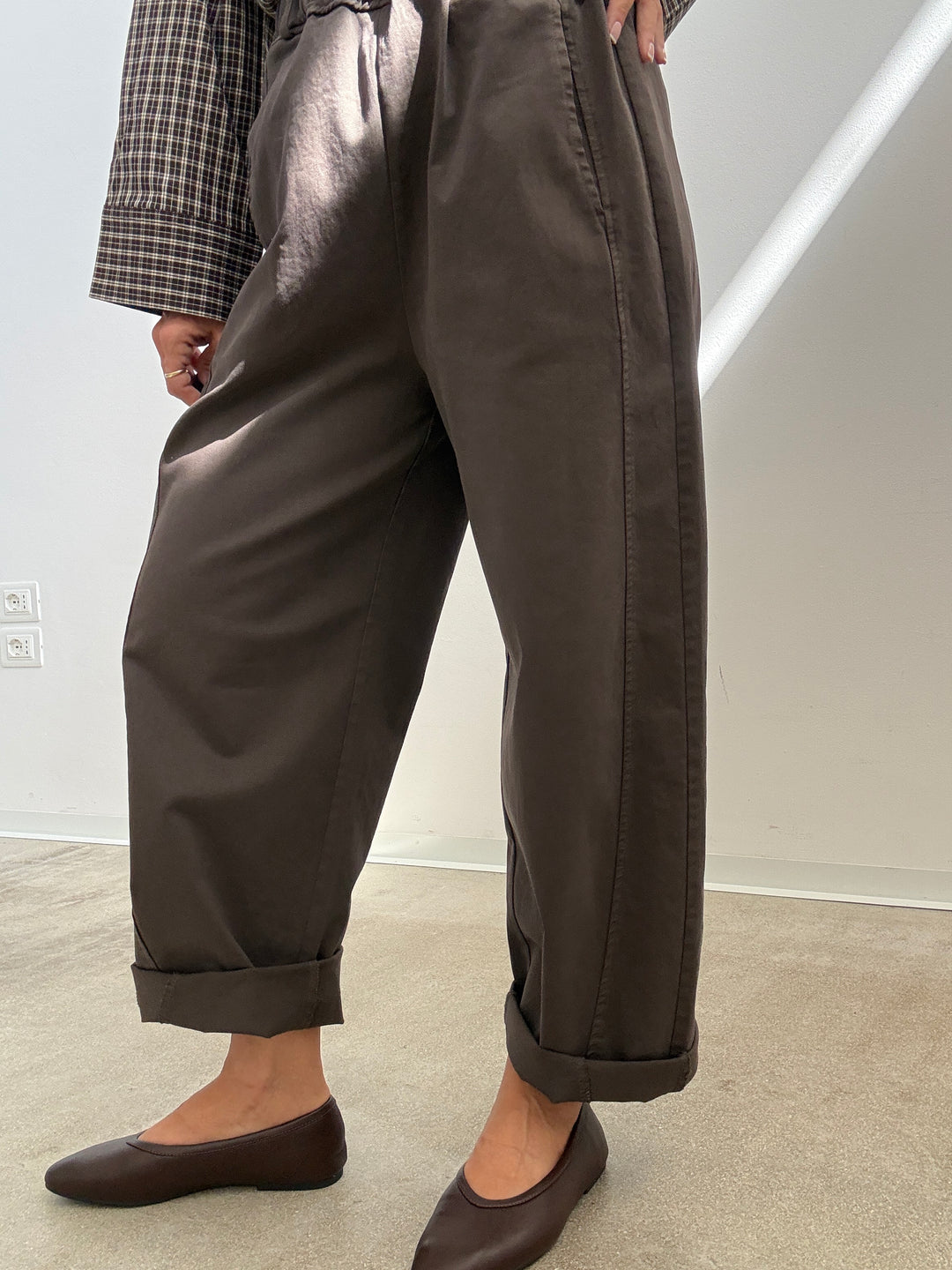 PANTALONE EMI MARRONE