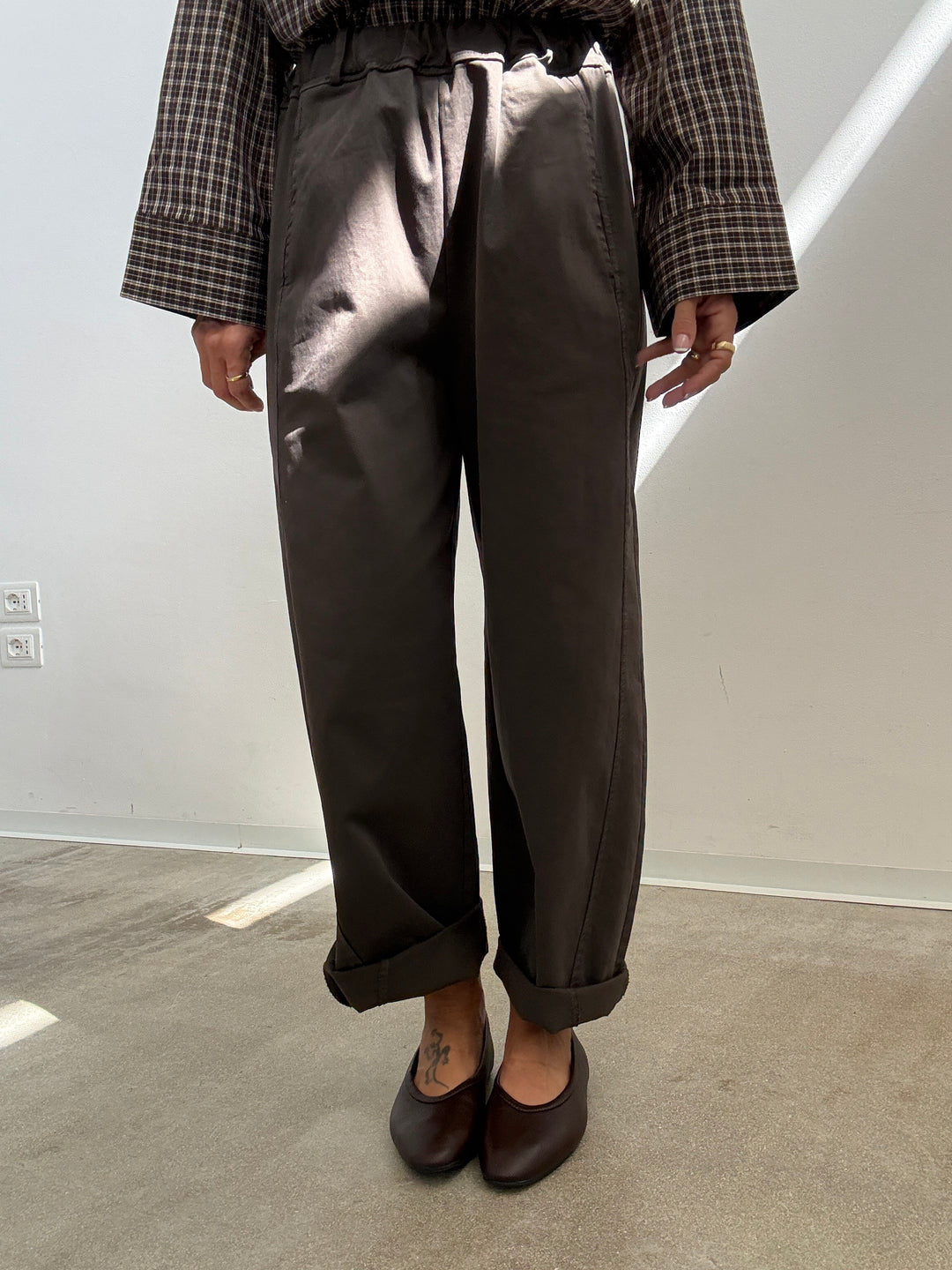 PANTALONE EMI MARRONE