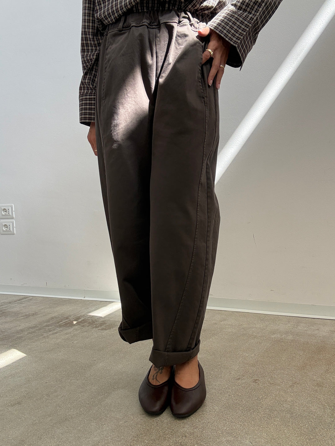 PANTALONE EMI MARRONE