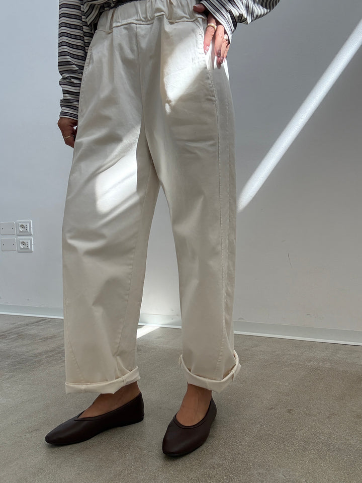 PANTALONE EMI LATTE