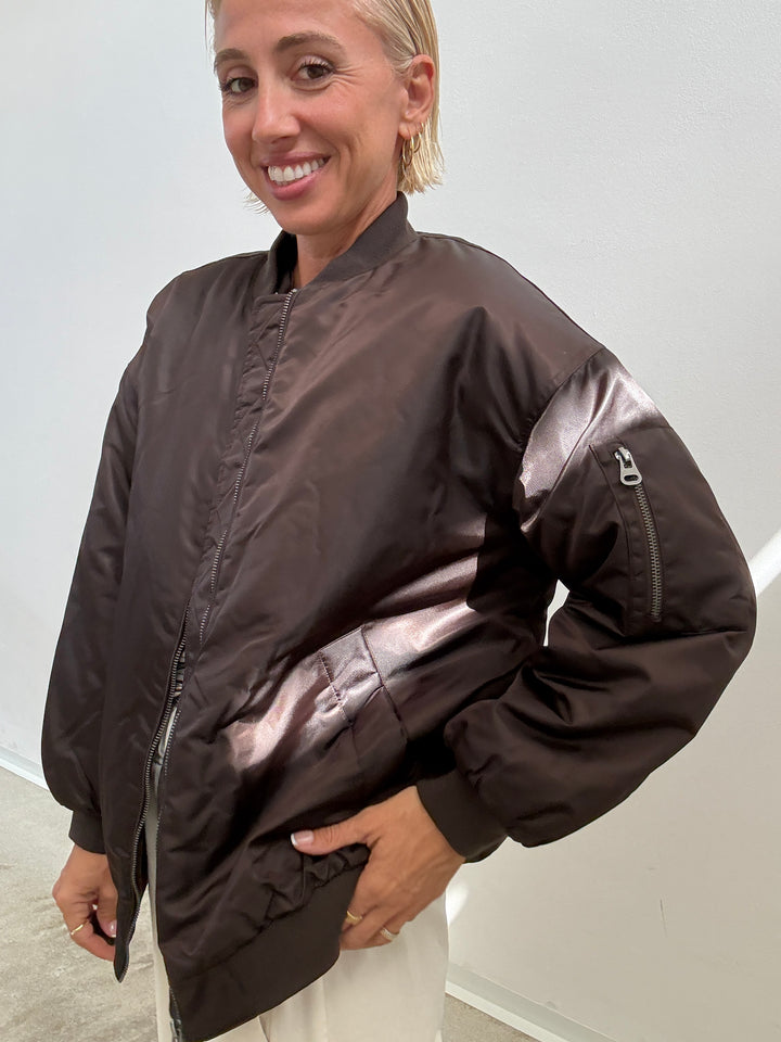 BOMBER AMBER MOKA