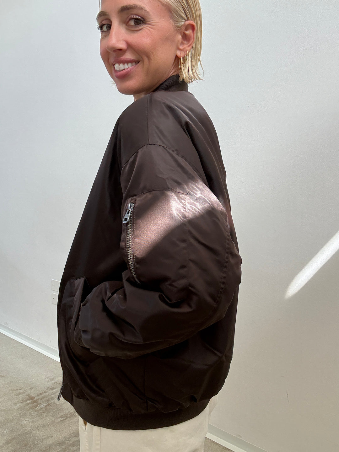 BOMBER AMBER MOKA