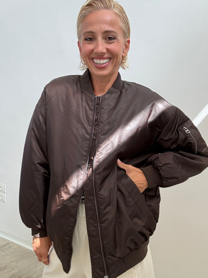 BOMBER AMBER MOKA