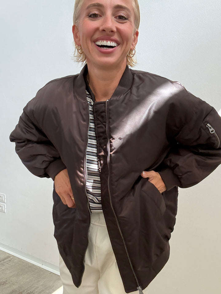 BOMBER AMBER MOKA