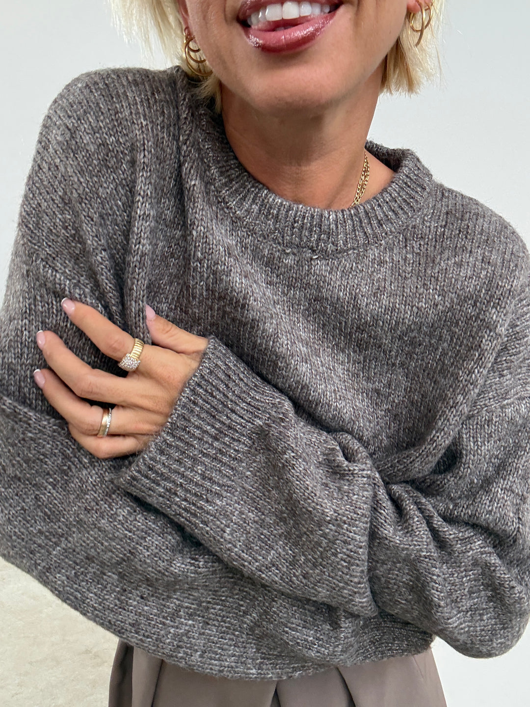 PULL LUANA TORTORA MELANGE