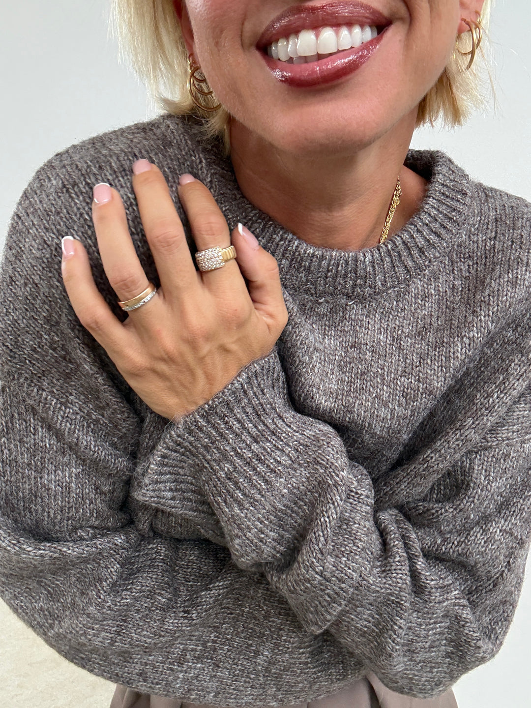 PULL LUANA TORTORA MELANGE